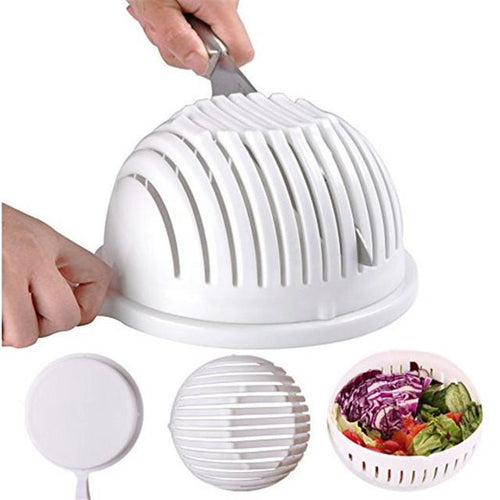 Salad Cutter Bowl 60 Seconds Easy Salad Maker Fruit Vegetable