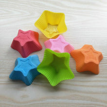 Load image into Gallery viewer, 5PCS Silicone Five-Pointed Star Muffin Cupcakes