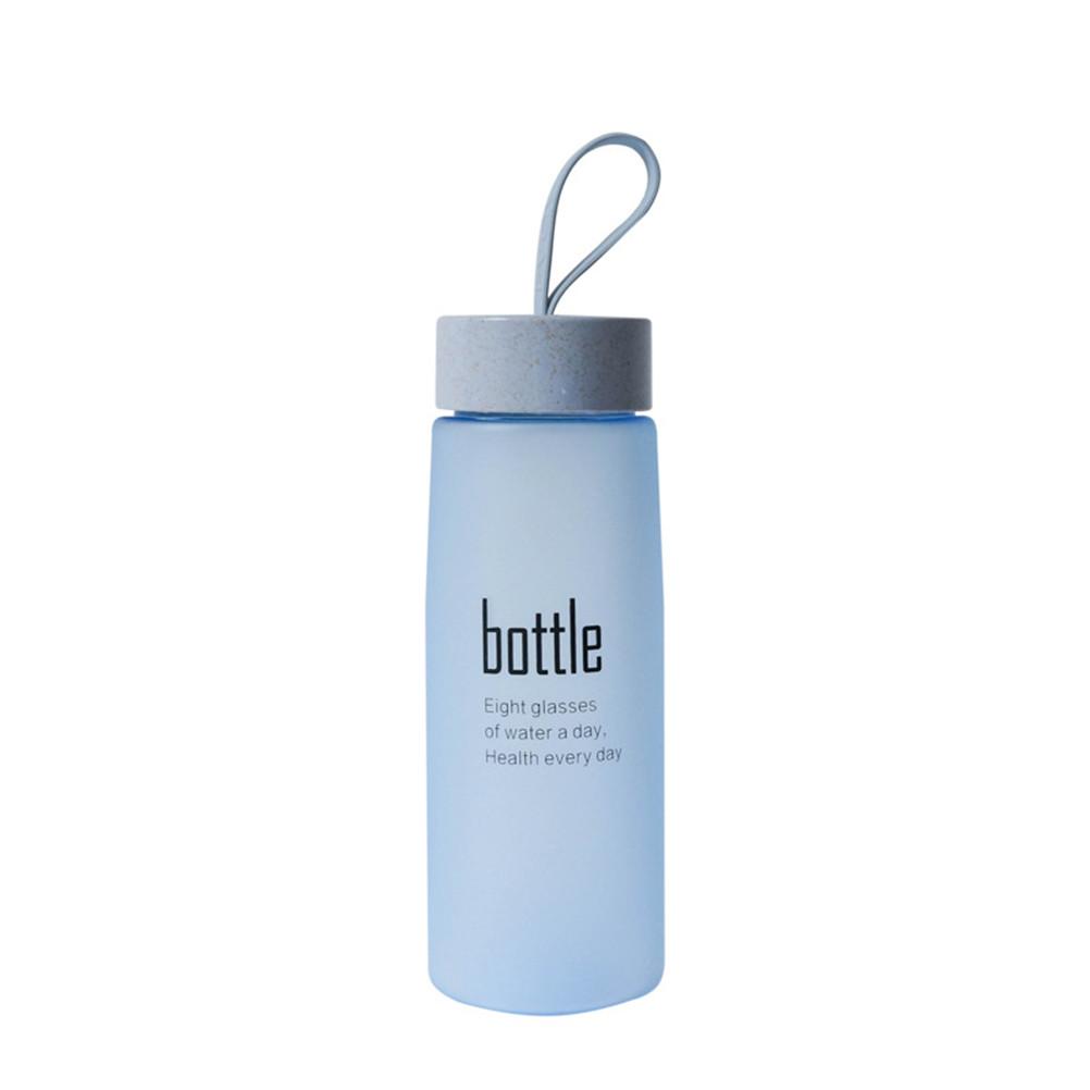 520 Ml Frosted Water Drinking Bottle Couples Creative Portable Water