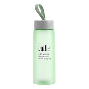 520 Ml Frosted Water Drinking Bottle Couples Creative Portable Water