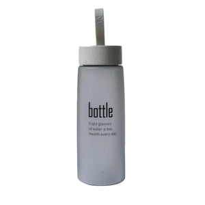 520 Ml Frosted Water Drinking Bottle Couples Creative Portable Water